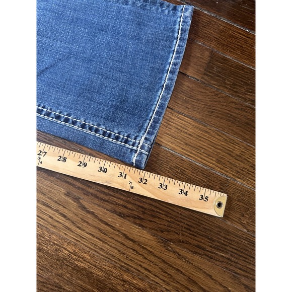 NWT Rock & Roll Denim Jeans Women's 30x34 Blue Juniors Riding Boot Cut Cowgirl - Picture 10 of 12